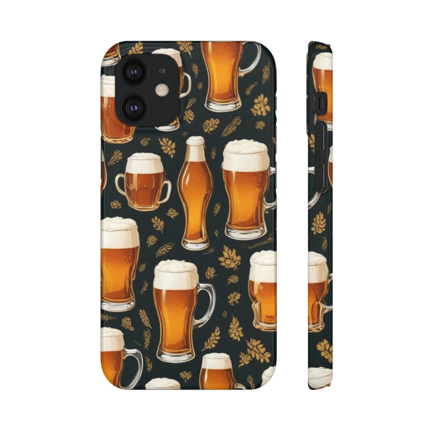 Beer Pattern Snap Cases