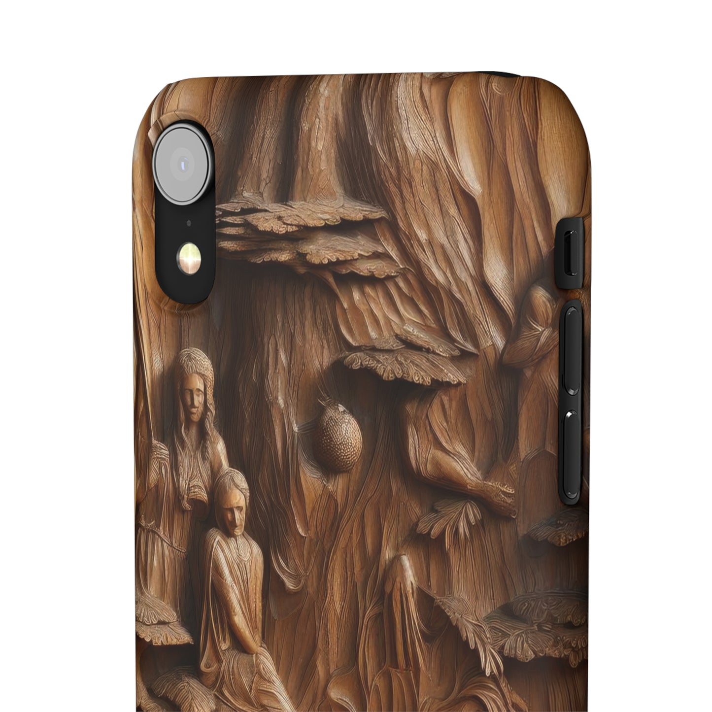 Biblical , Spiritual Carved Wood Phone cover Snap Cases .