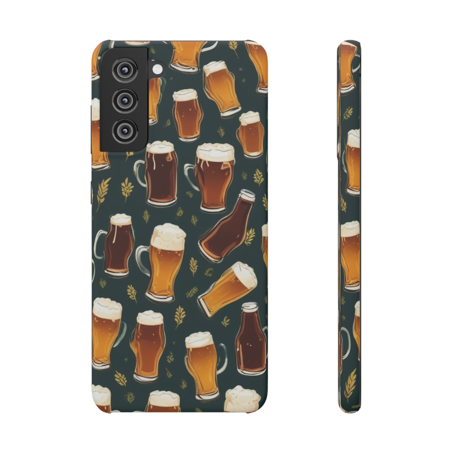Beer Pattern Snap Cases