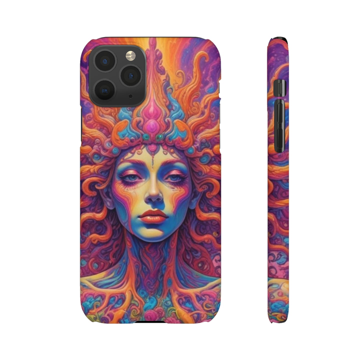 Trippy Pattern Snap Cases