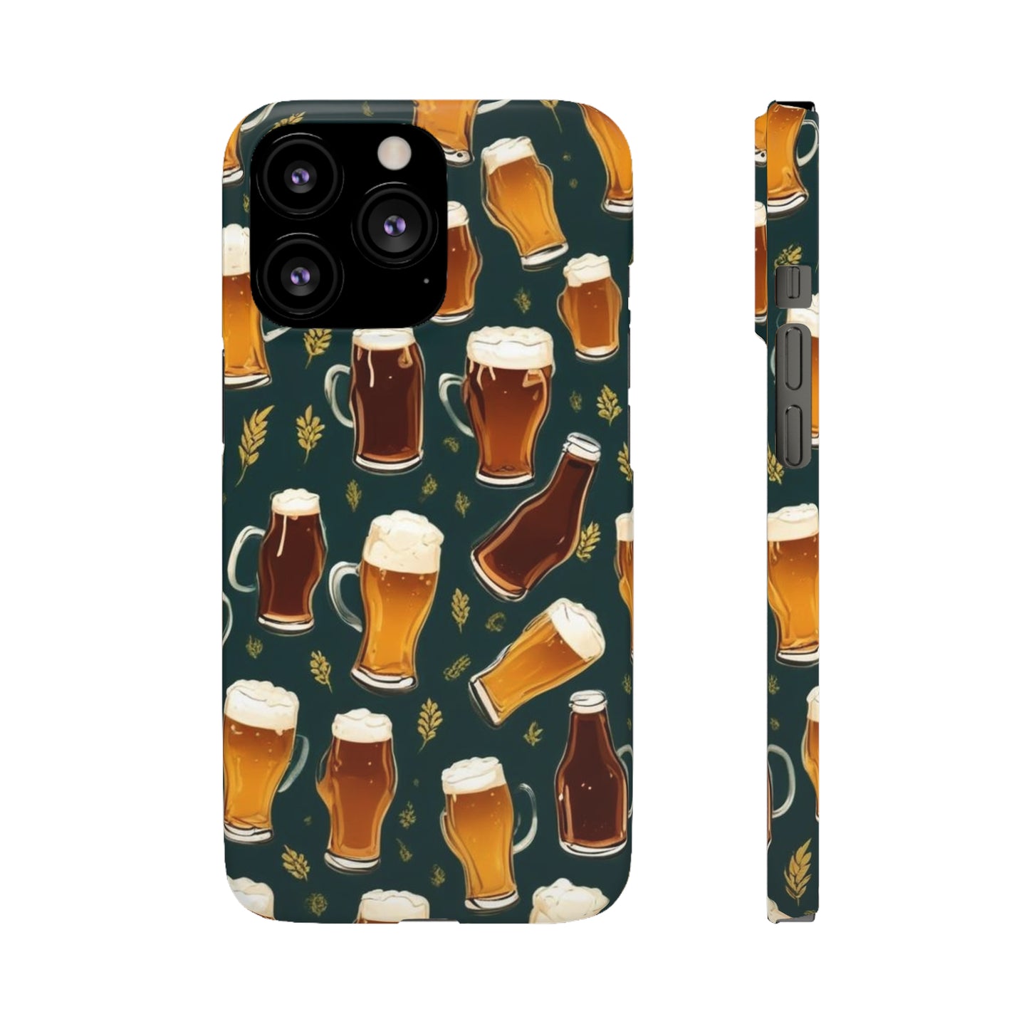 Beer Pattern Snap Cases