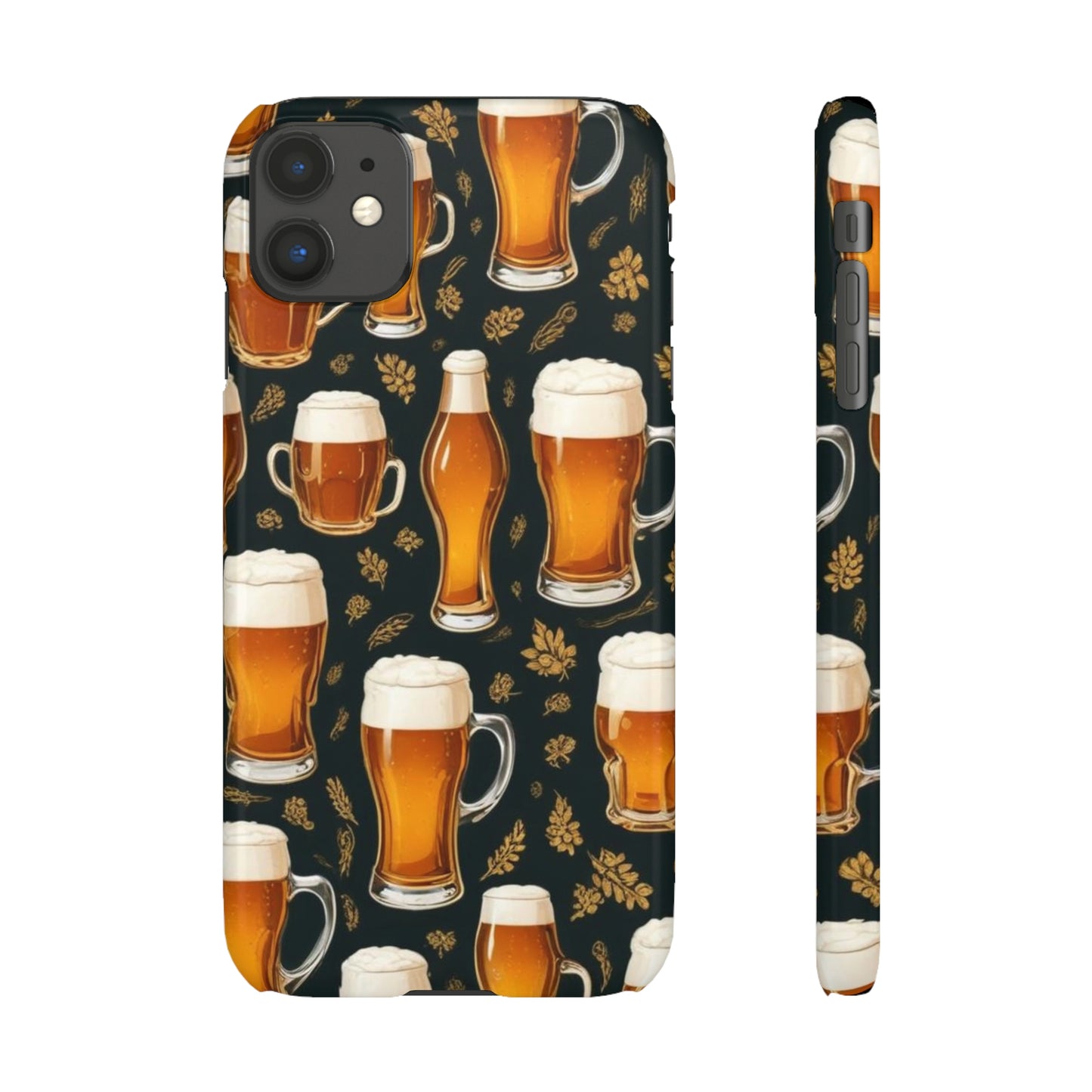 Beer Pattern Snap Cases