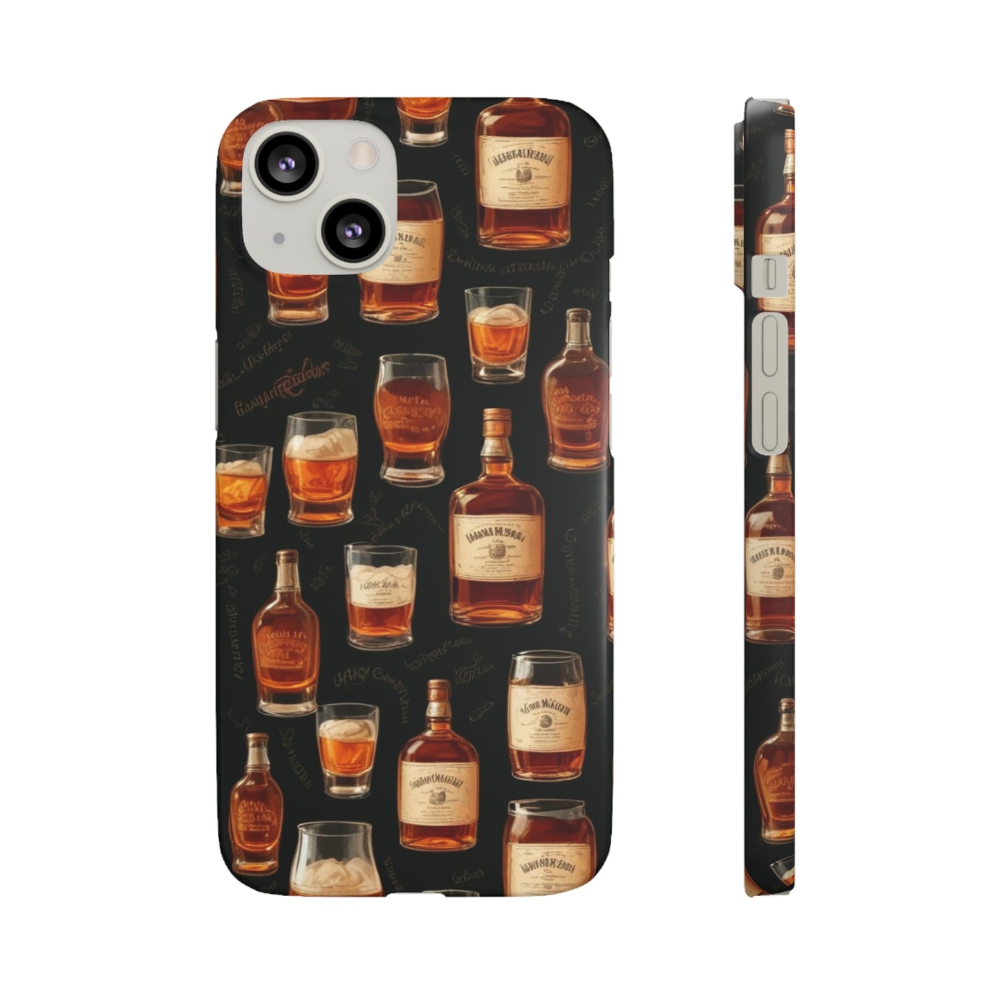 Whiskey Pattern Snap Cases