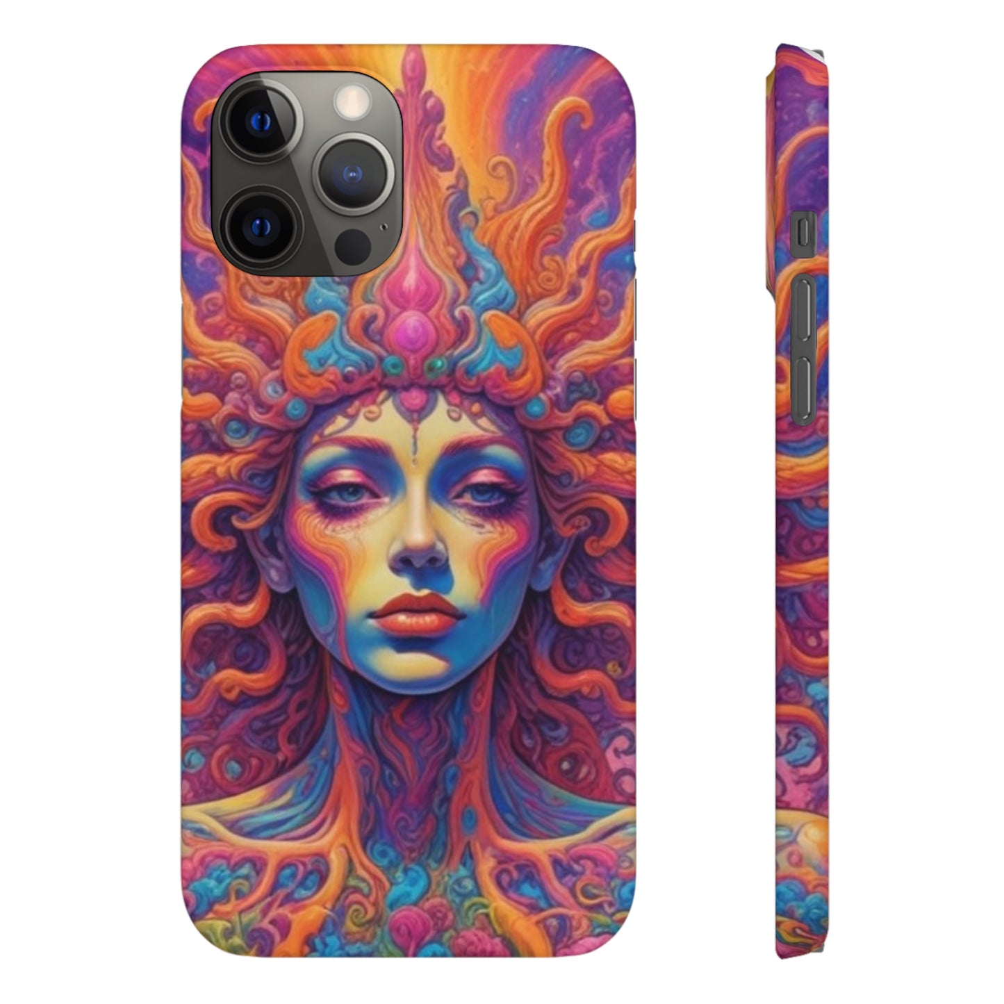 Trippy Pattern Snap Cases