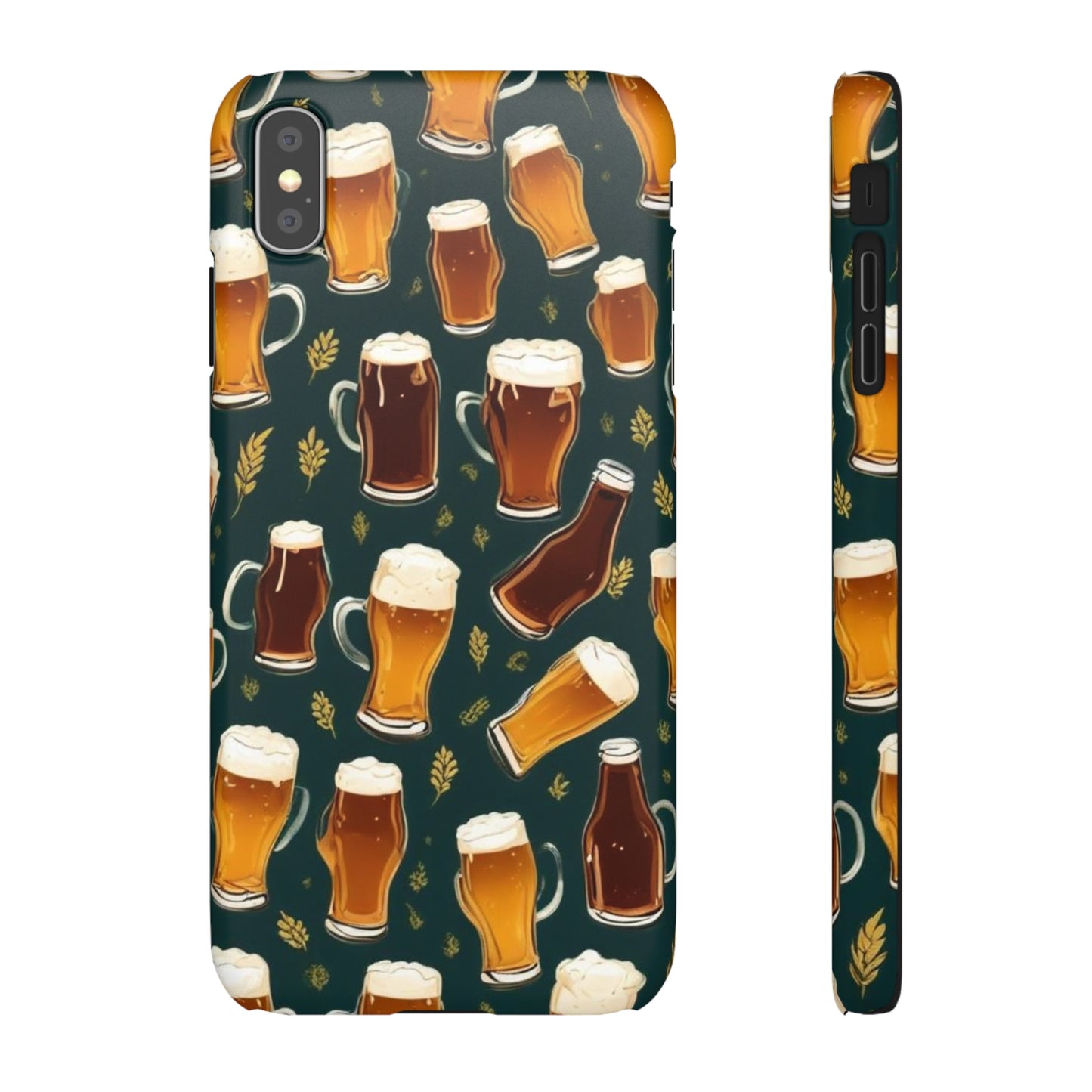Beer Pattern Snap Cases