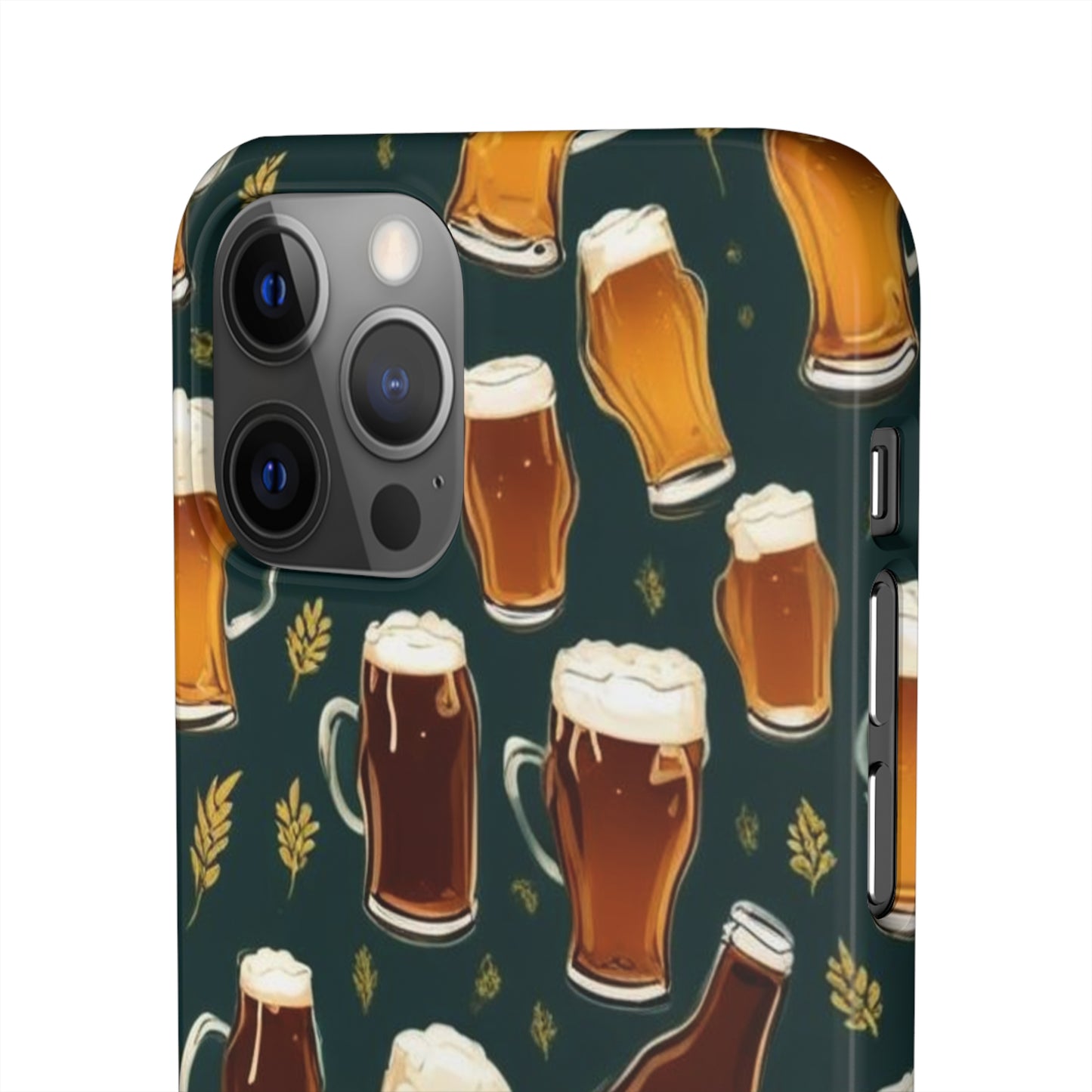 Beer Pattern Snap Cases
