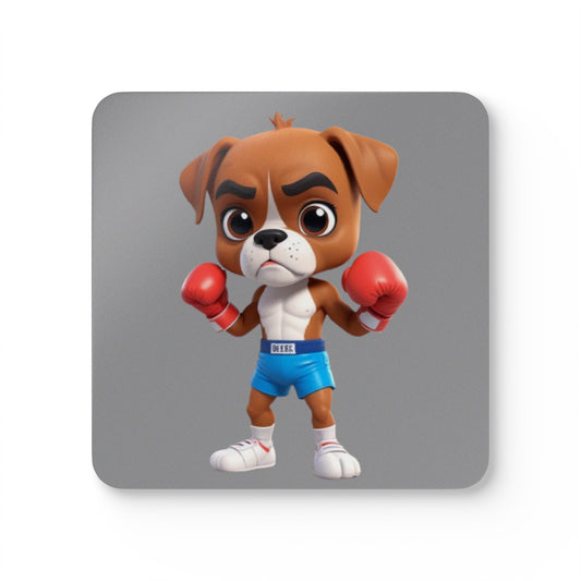 Boxing Corkwood Coaster Set