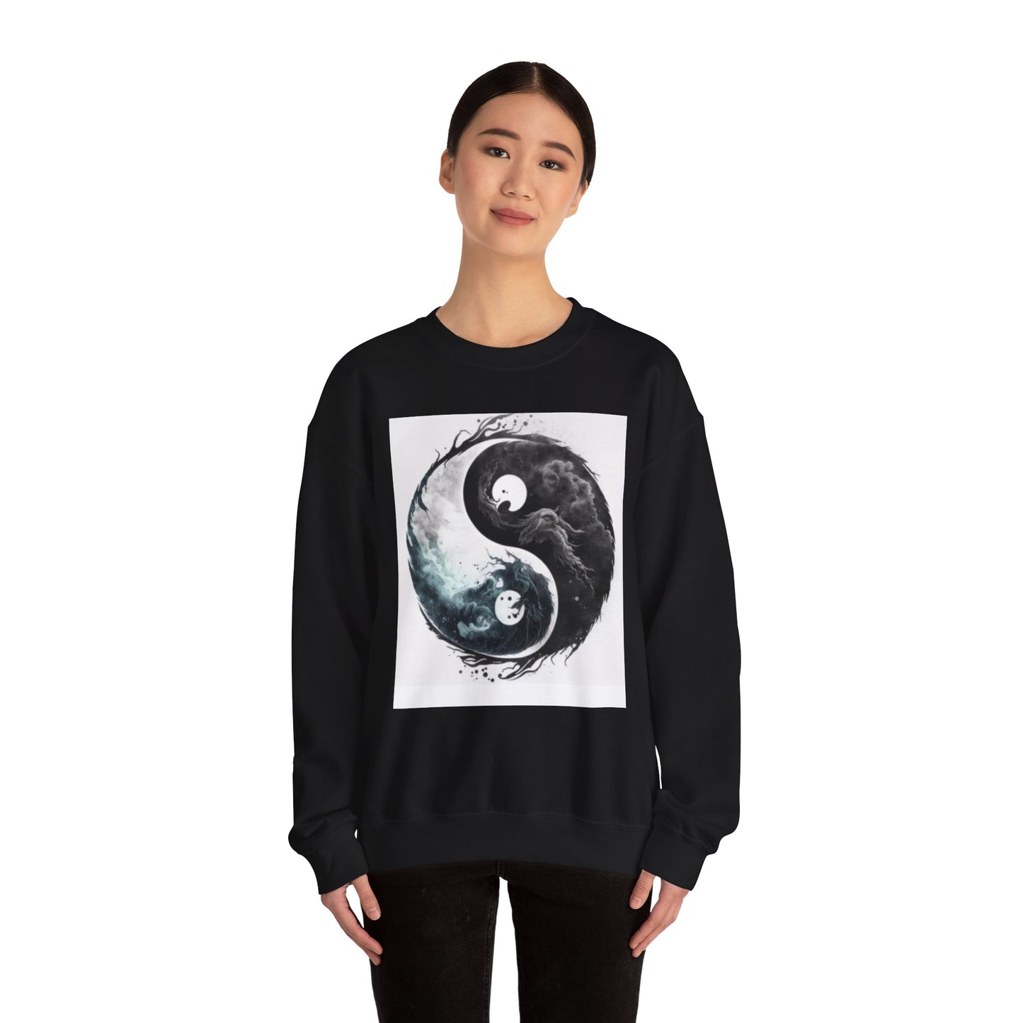 Ying Yang Unisex Heavy Blend™ Crewneck Sweatshirt