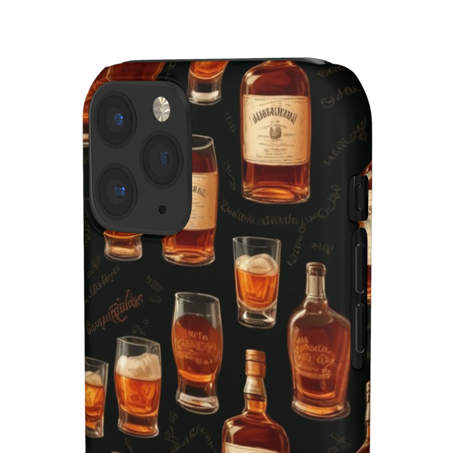 Whiskey Pattern Snap Cases