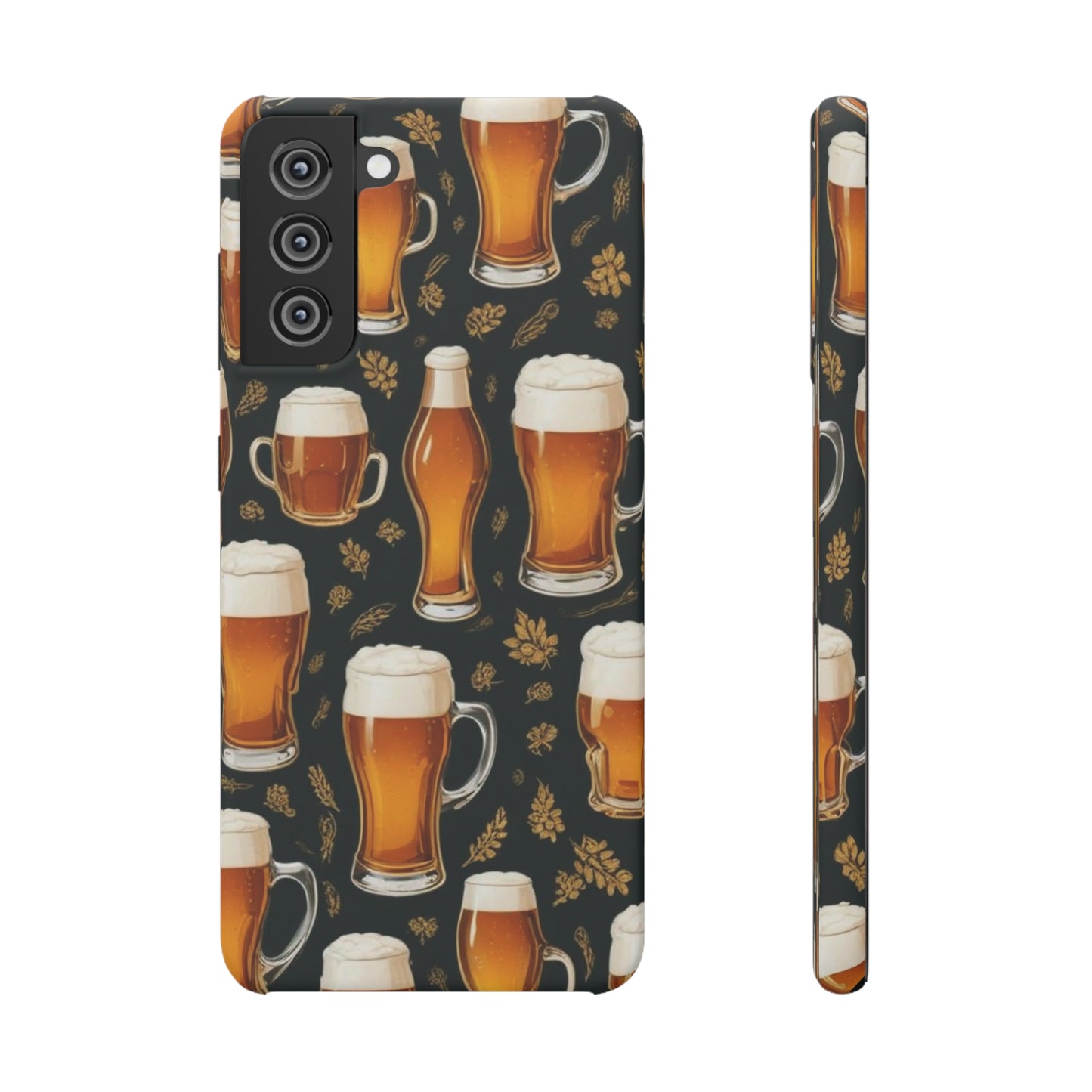 Beer Pattern Snap Cases