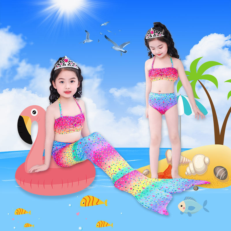 Children's Mermaid Swimsuit Mermaid Tail Swimming Suit Costume Swimming Suit