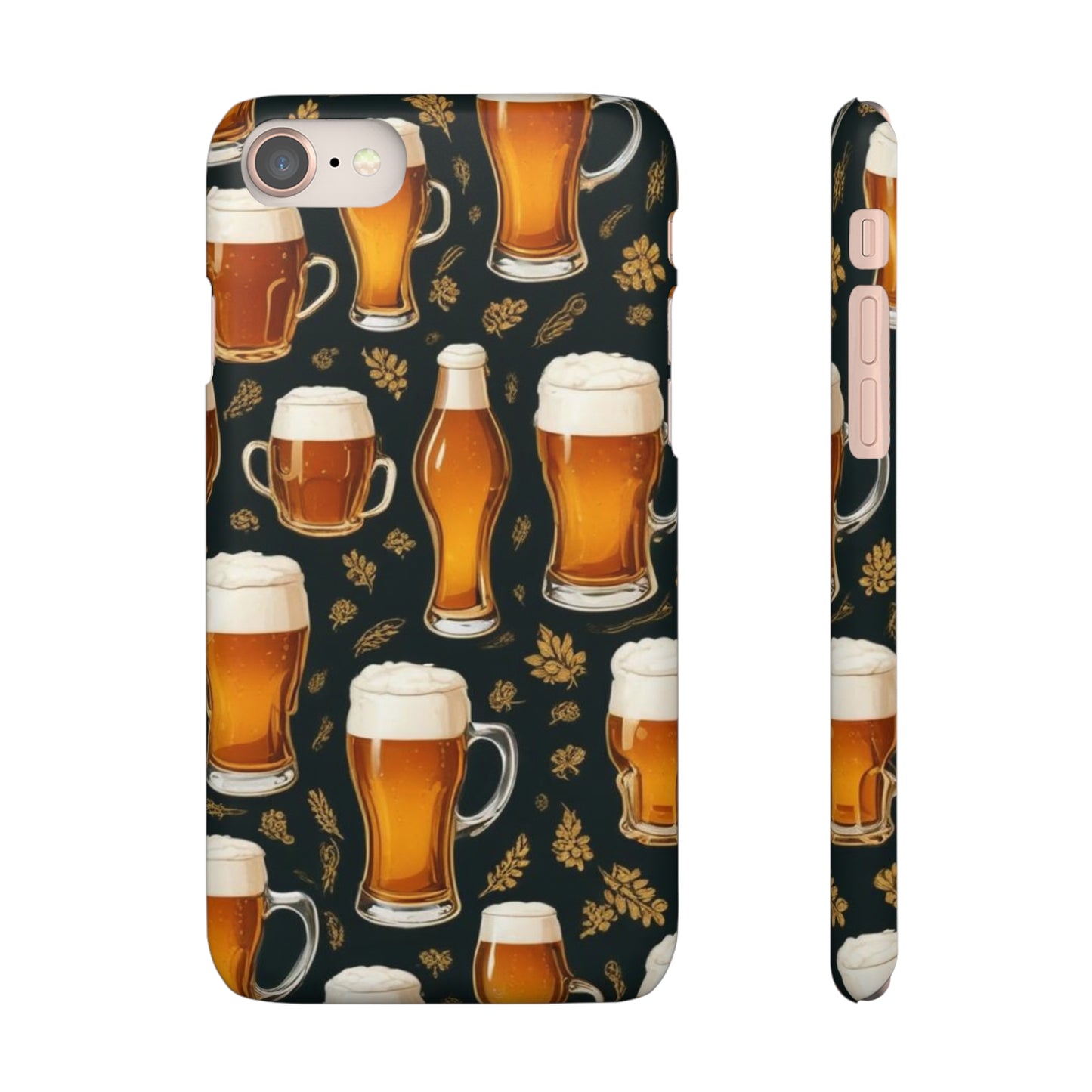 Beer Pattern Snap Cases