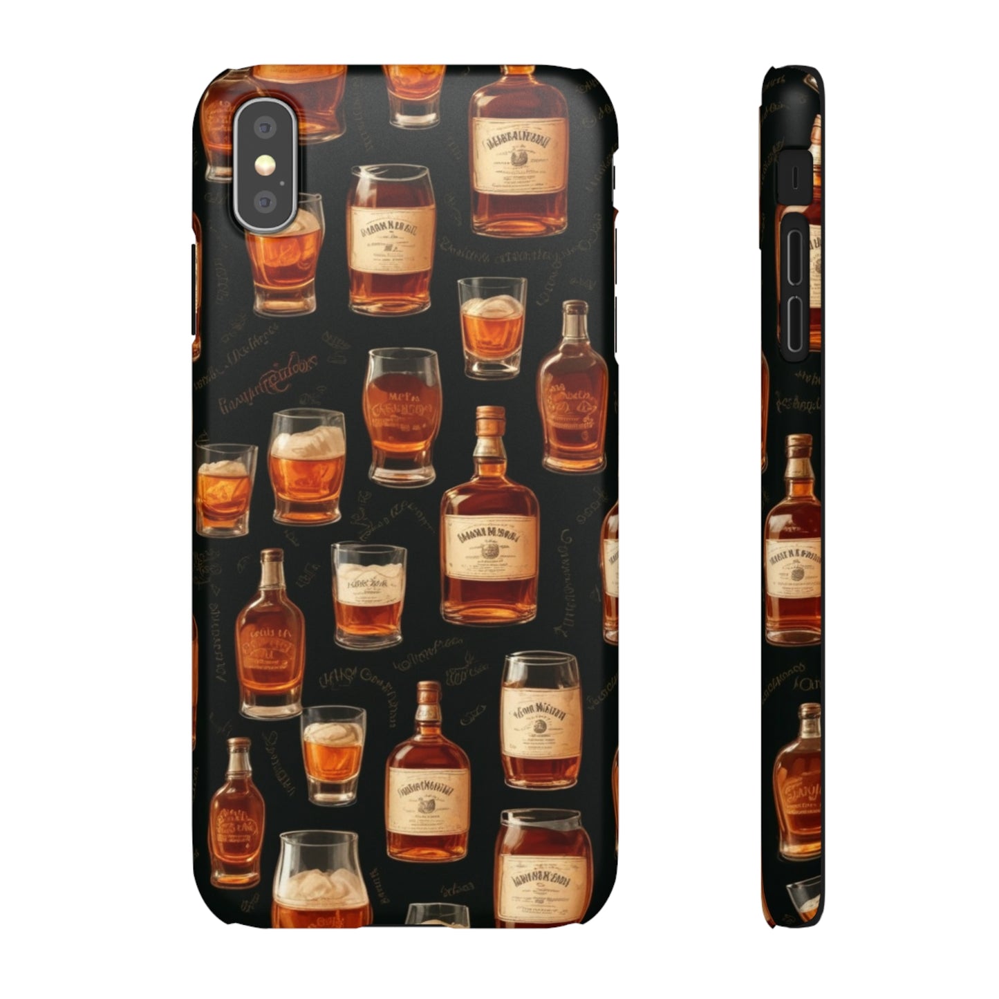 Whiskey Pattern Snap Cases