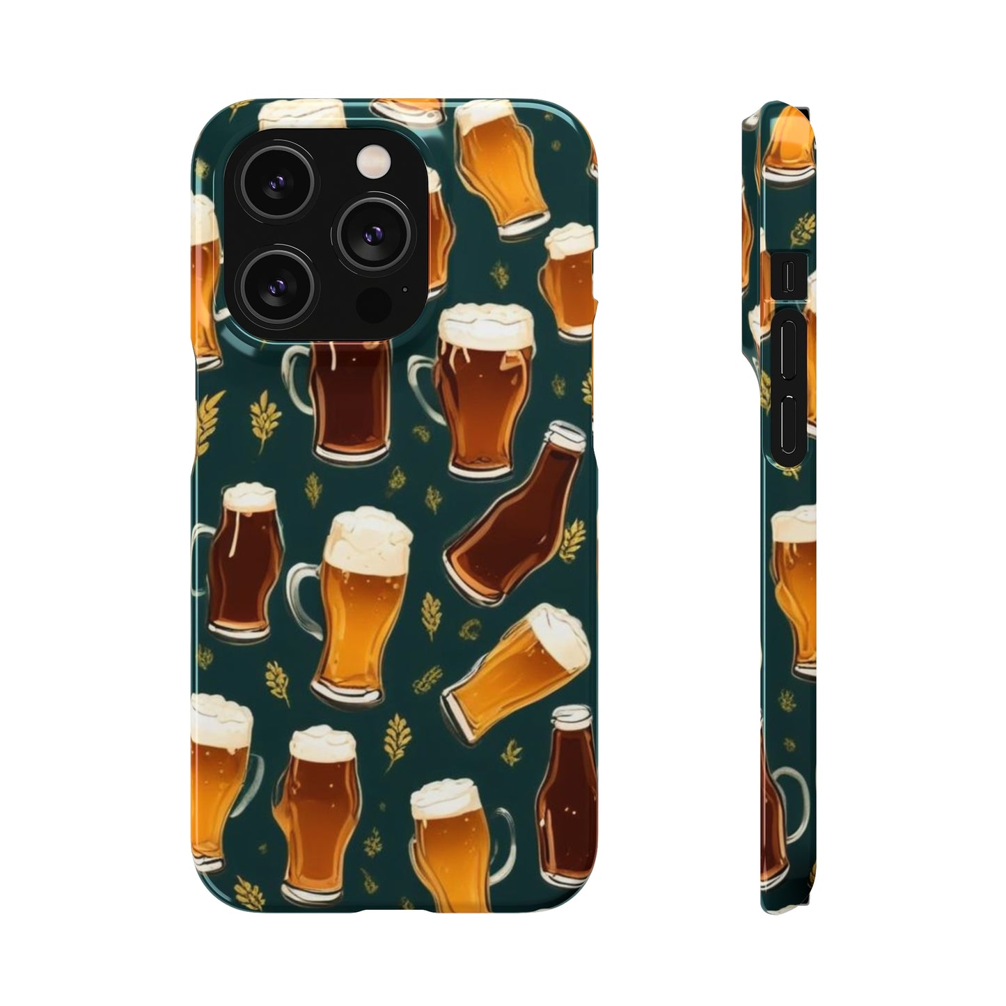 Beer Pattern Snap Cases