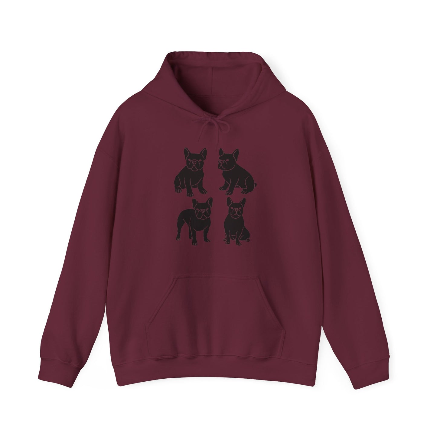 French Bulldog ,Pet Lover Prin T Unisex Heavy Blend™ Hooded Sweatshirt Dog Lover, bulldog G ift, Prin T Hoodie, Animal Lover, Frenchie  Hoodie.