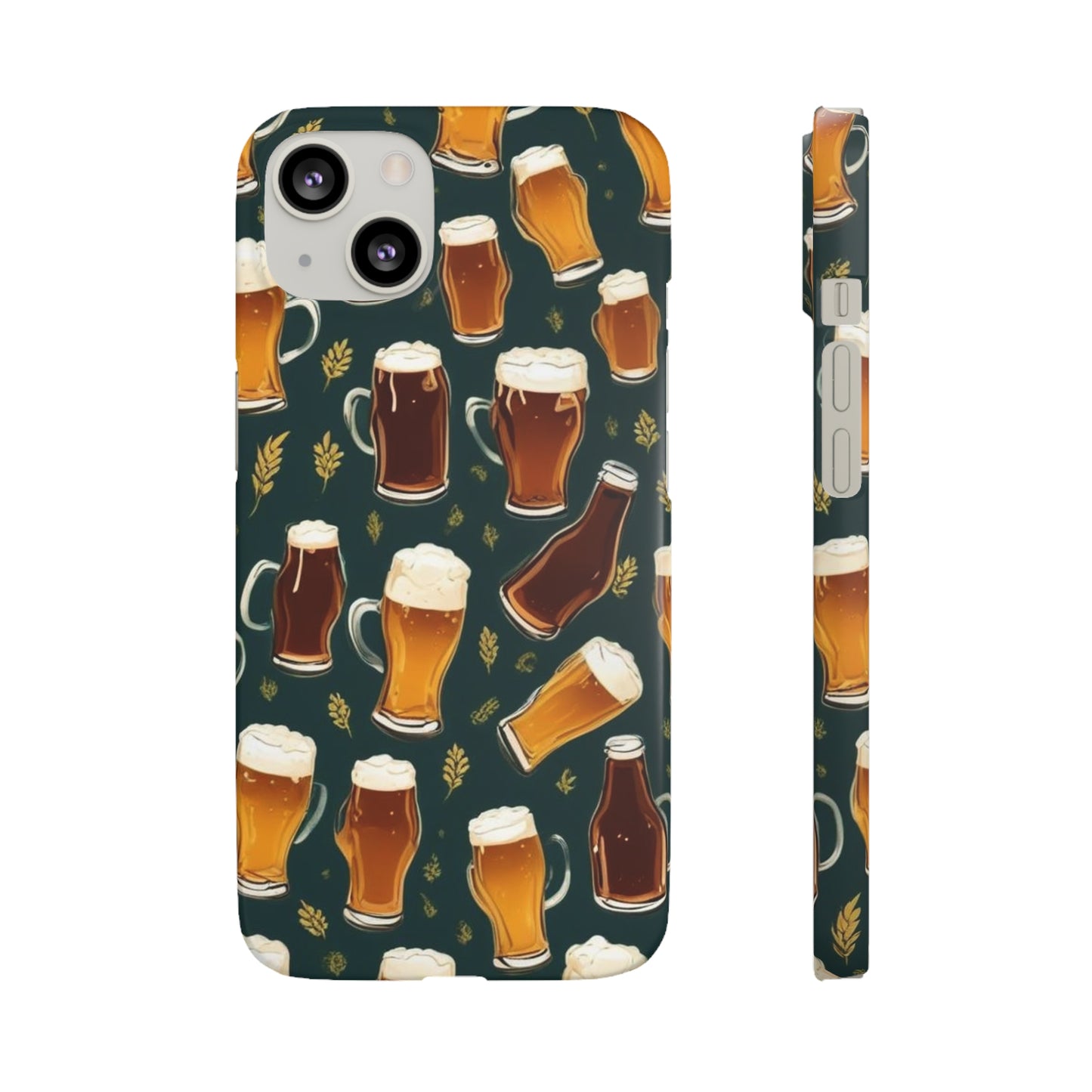 Beer Pattern Snap Cases