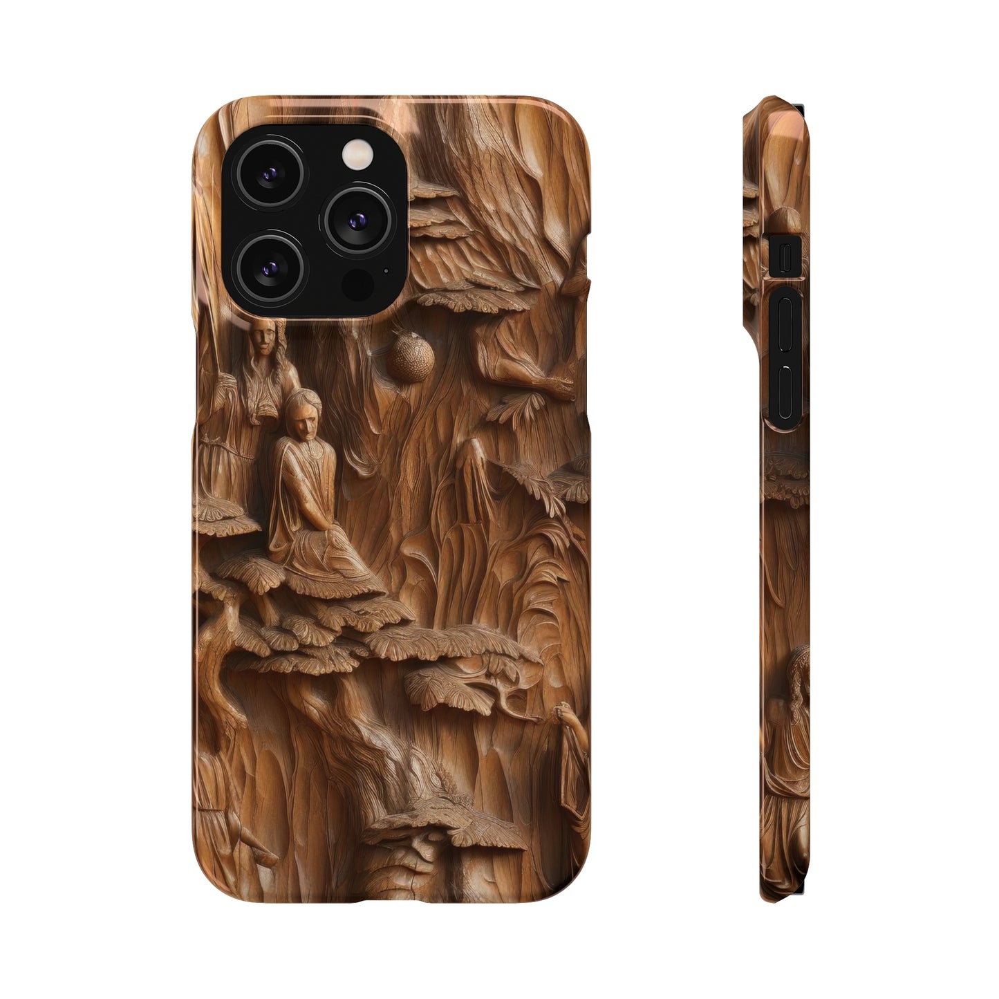 Biblical , Spiritual Carved Wood Phone cover Snap Cases .