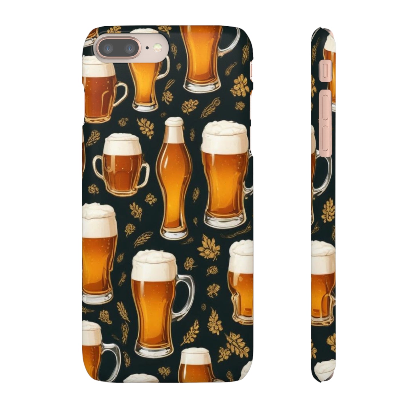 Beer Pattern Snap Cases