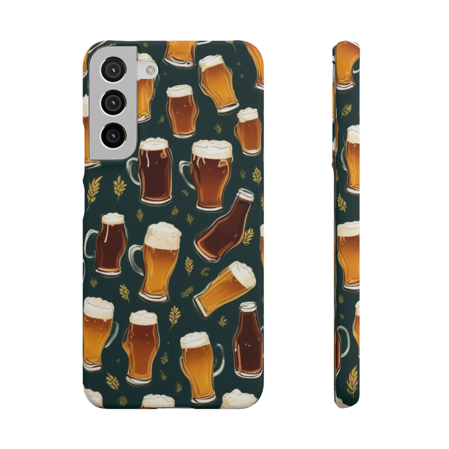 Beer Pattern Snap Cases
