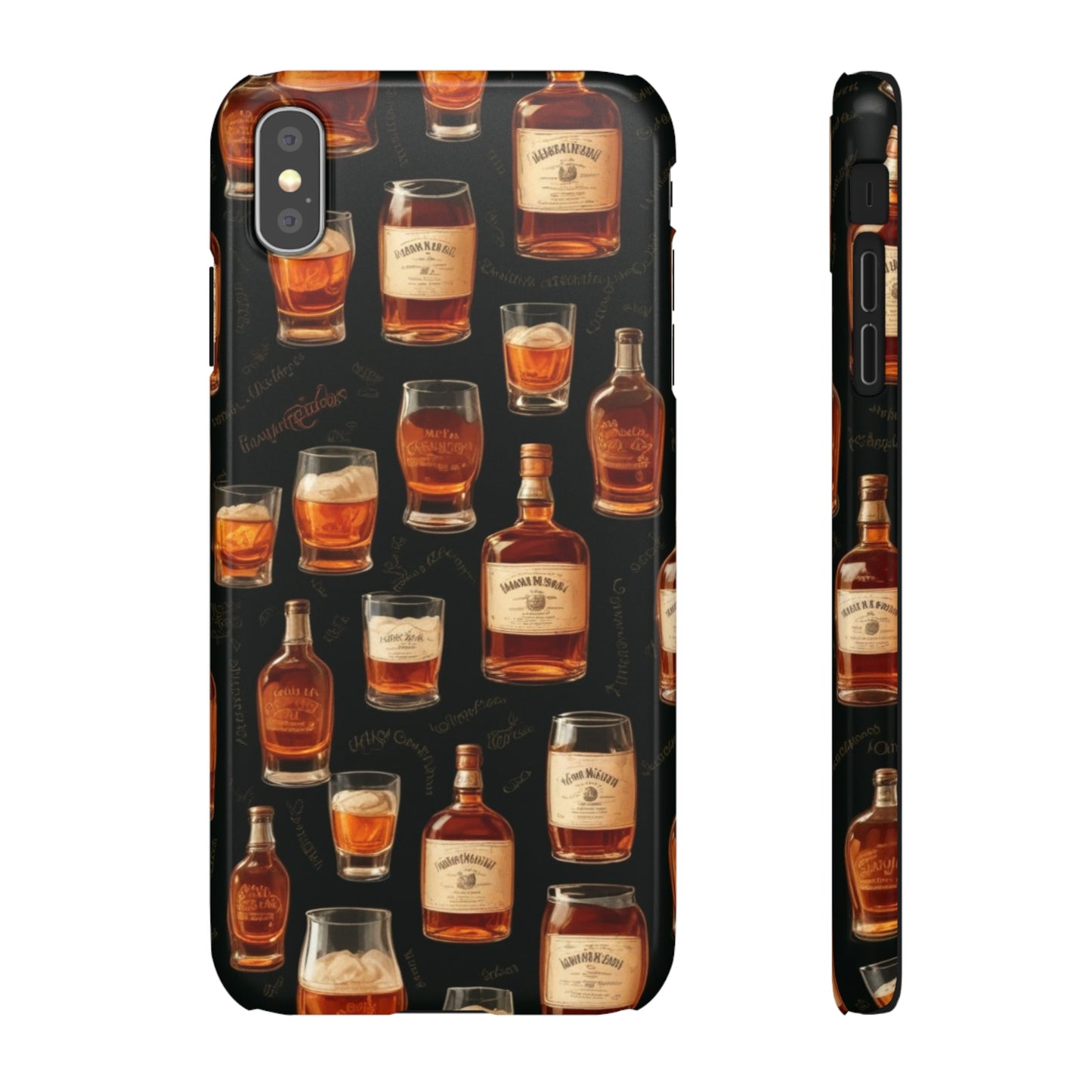 Whiskey Pattern Snap Cases