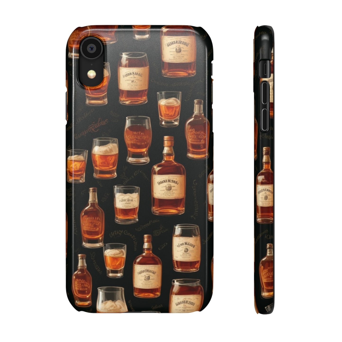 Whiskey Pattern Snap Cases
