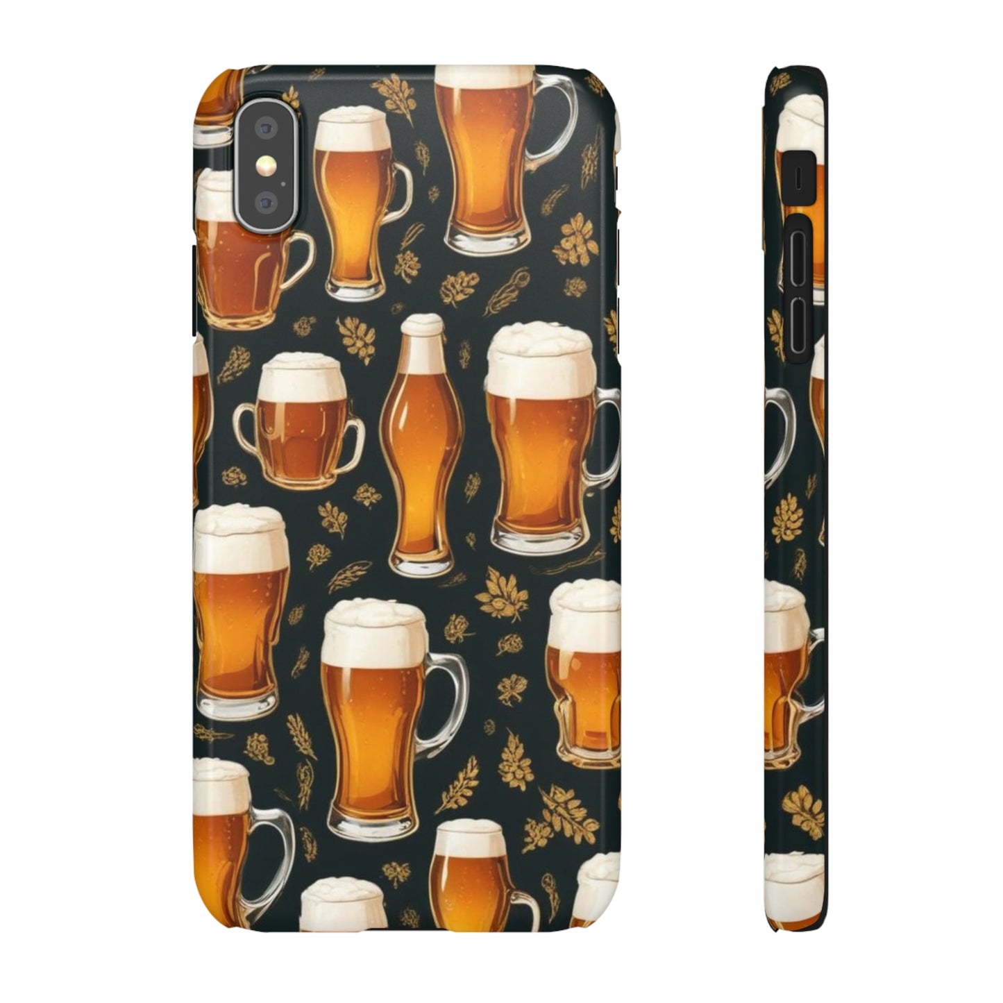 Beer Pattern Snap Cases