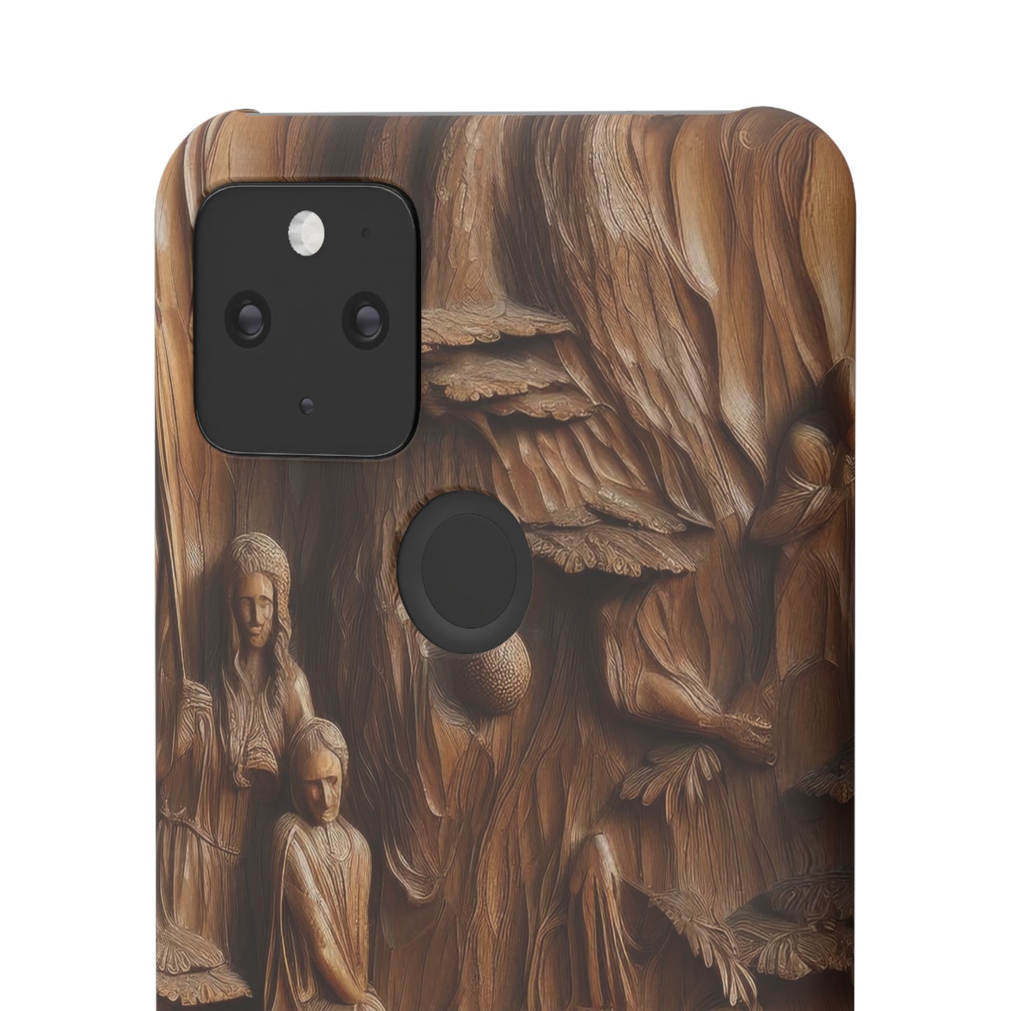 Biblical , Spiritual Carved Wood Phone cover Snap Cases .