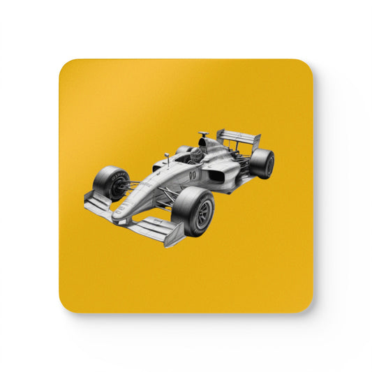 Racing Car  Corkwood Coaster Set