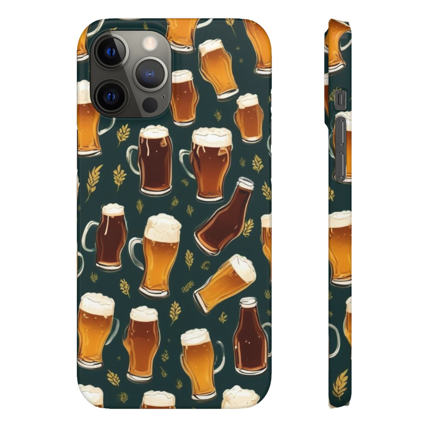 Beer Pattern Snap Cases