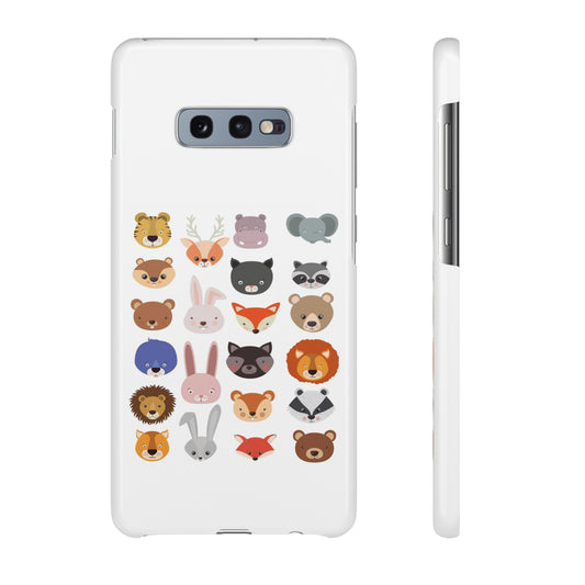 Kids Animal Snap Cases Children’s Animal Phone Cover Wildlif e Cover.
