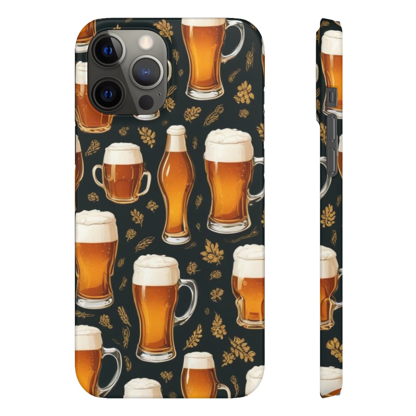 Beer Pattern Snap Cases