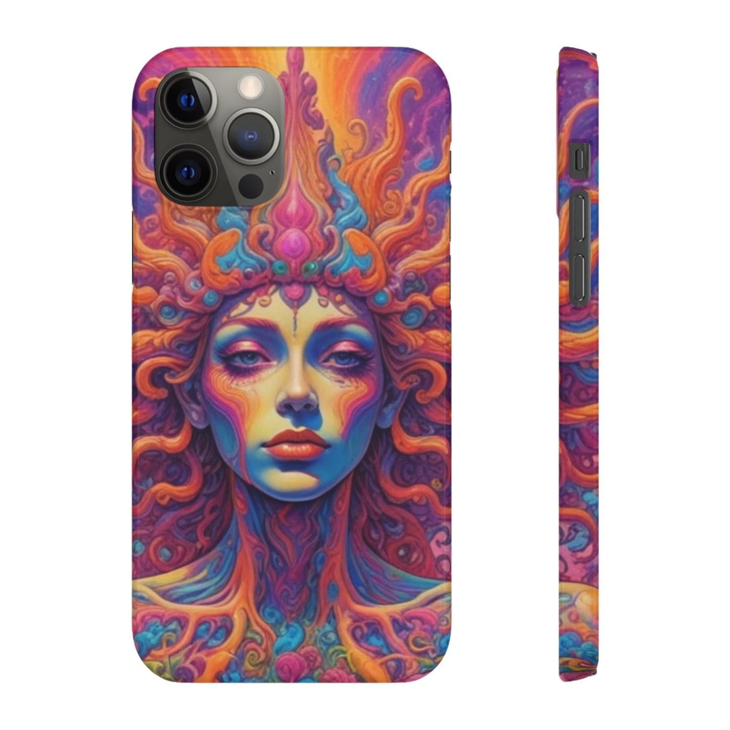 Trippy Pattern Snap Cases