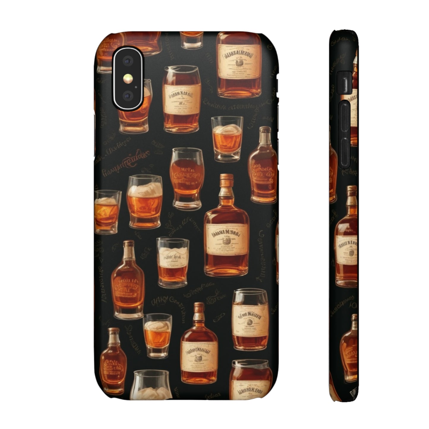 Whiskey Pattern Snap Cases