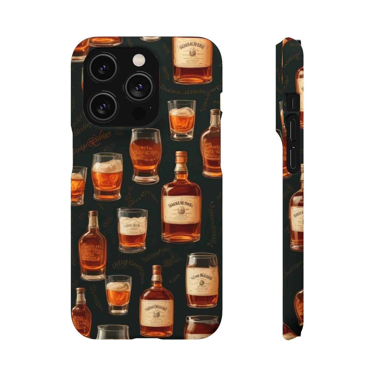 Whiskey Pattern Snap Cases