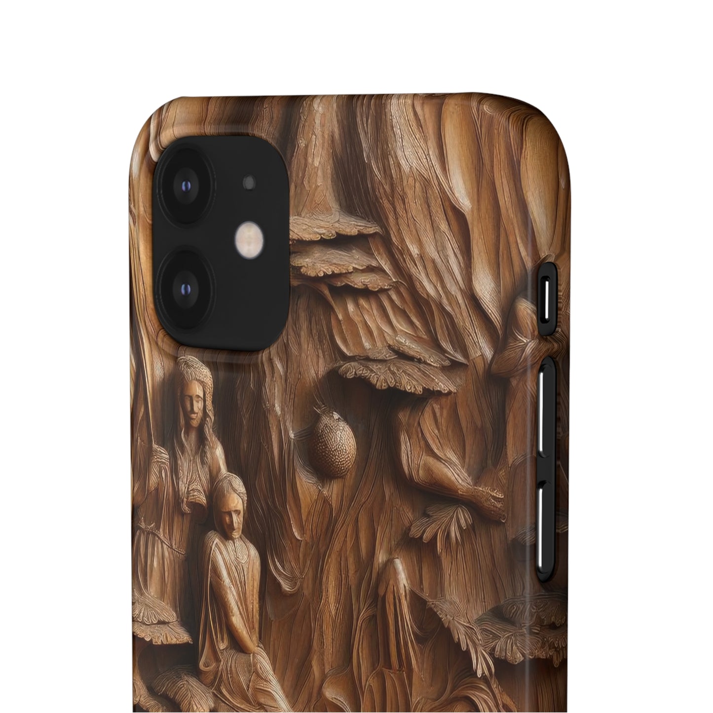 Biblical , Spiritual Carved Wood Phone cover Snap Cases .