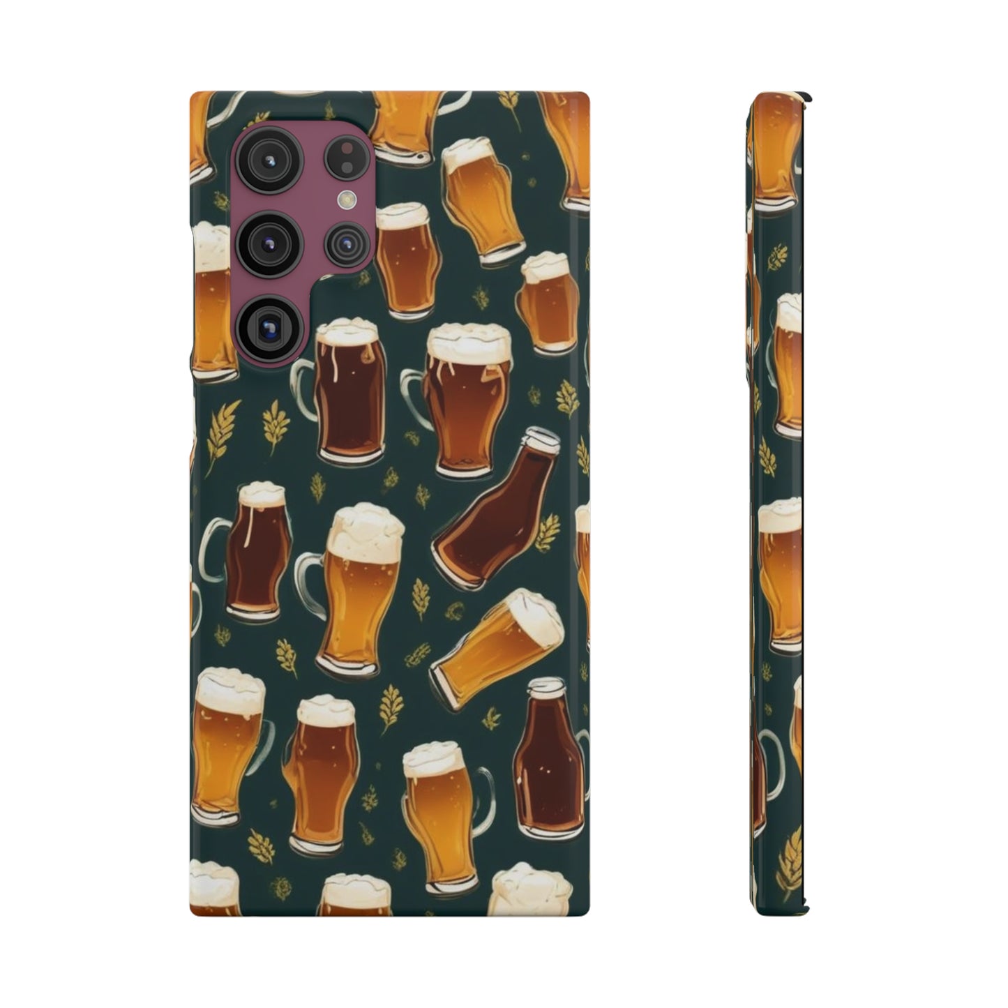 Beer Pattern Snap Cases