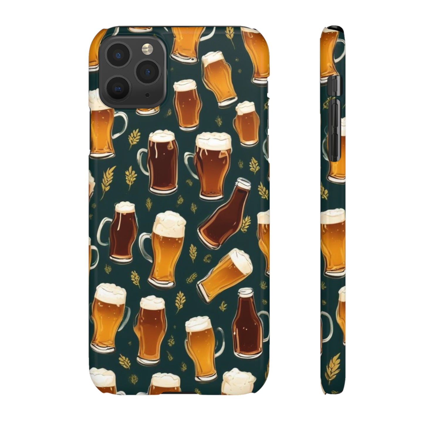 Beer Pattern Snap Cases
