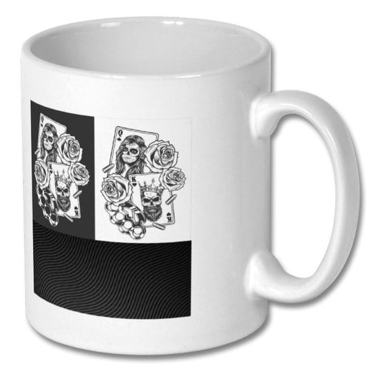 White ceramic 11 oz (0.33 l) C-handle AAA+ ORCA Personalised Mug