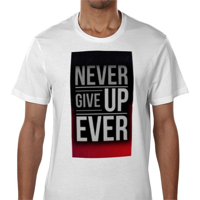 Stylish Men Hoodies Printed Shirt Never Give up