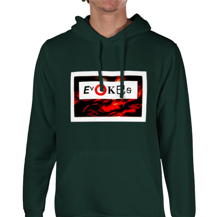 Evokes Multi Color Printed Hoodies For Men