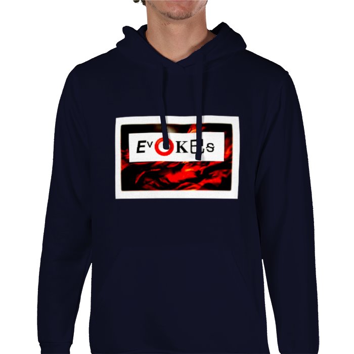 Evokes Multi Color Printed Hoodies For Men