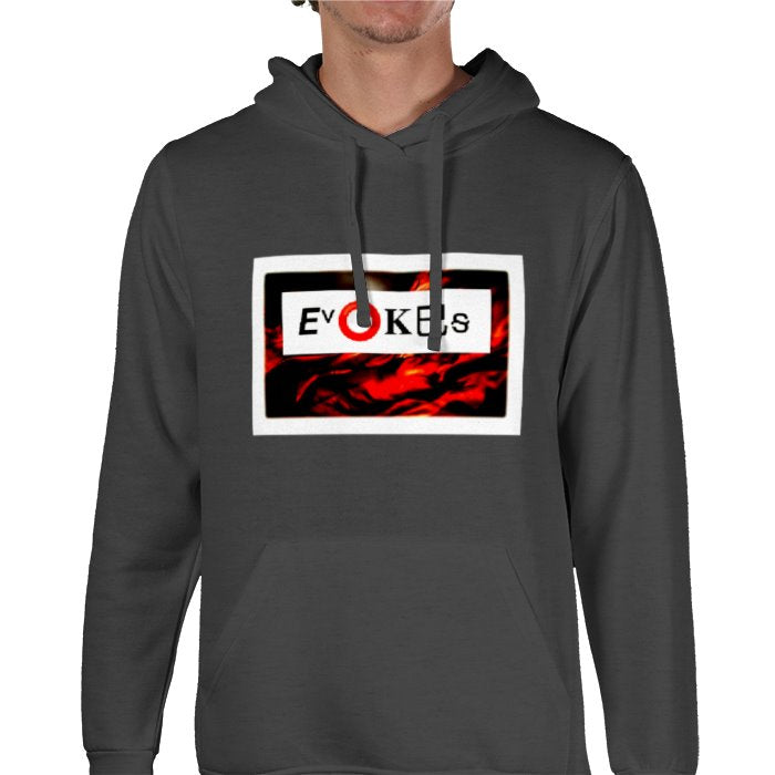 Evokes Multi Color Printed Hoodies For Men