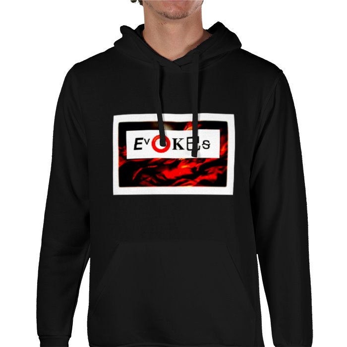 Evokes Multi Color Printed Hoodies For Men