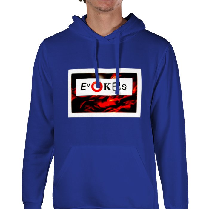 Evokes Multi Color Printed Hoodies For Men