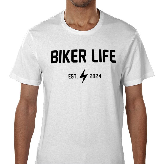 EST Biker One Printed T-Shirt for Men and Women Stylish