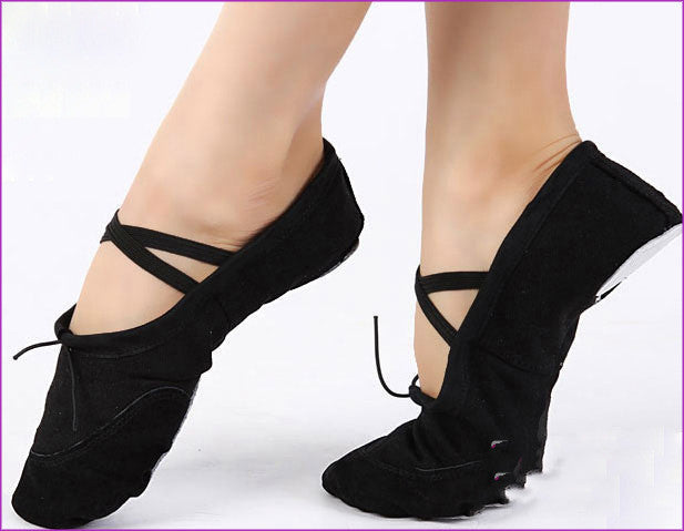 Belly Dance Dance Shoe Ballet Canvas Practice Dancing Shoes Comfortable Soft Bottom Canvas Free Yoga Body Dancing Shoes Dance Shoe