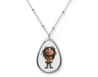 Bob marley reggae music rasta Gift, Wedding Necklace, Bridesmaid Gift, Necklace with Photo, Mothers Day Gift Waterproof Jewelry, Gift Inactive