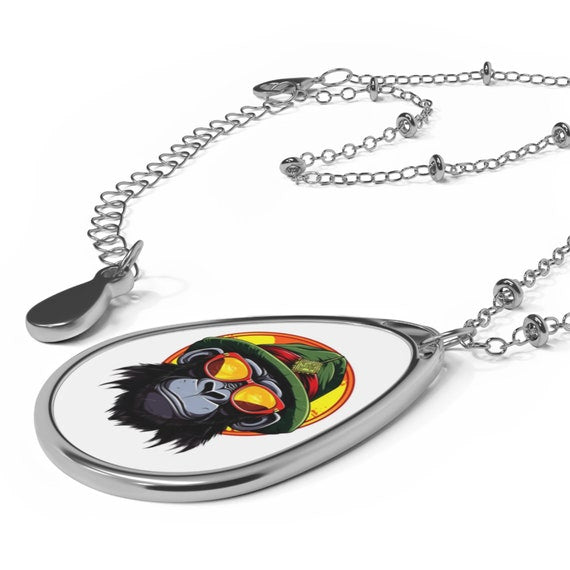 Bob marley reggae music rasta Gift, Wedding Necklace, Bridesmaid Gift, Necklace with Photo, Mothers Day Gift Waterproof Jewelry, Gift Inactive